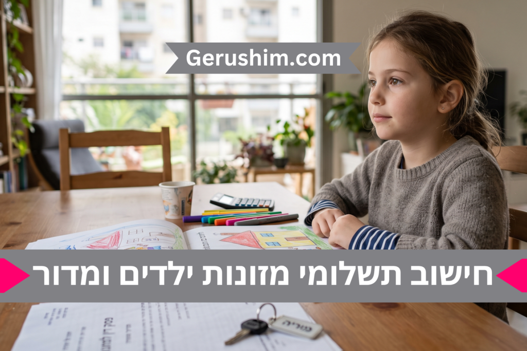 חישוב תשלומי מזונות ילדים ומדור