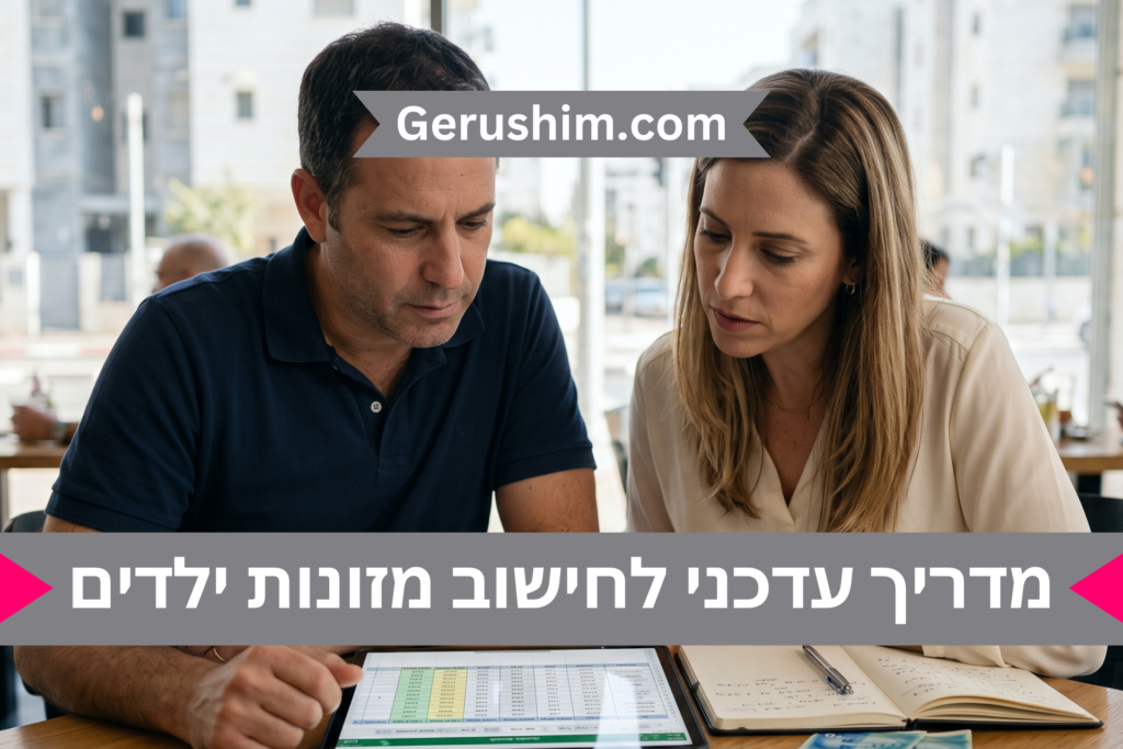 מדריך עדכני לחישוב מזונות ילדים