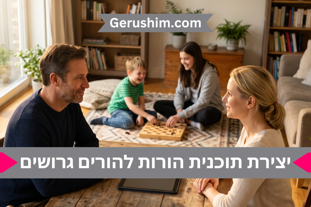 יצירת תוכנית הורות להורים גרושים