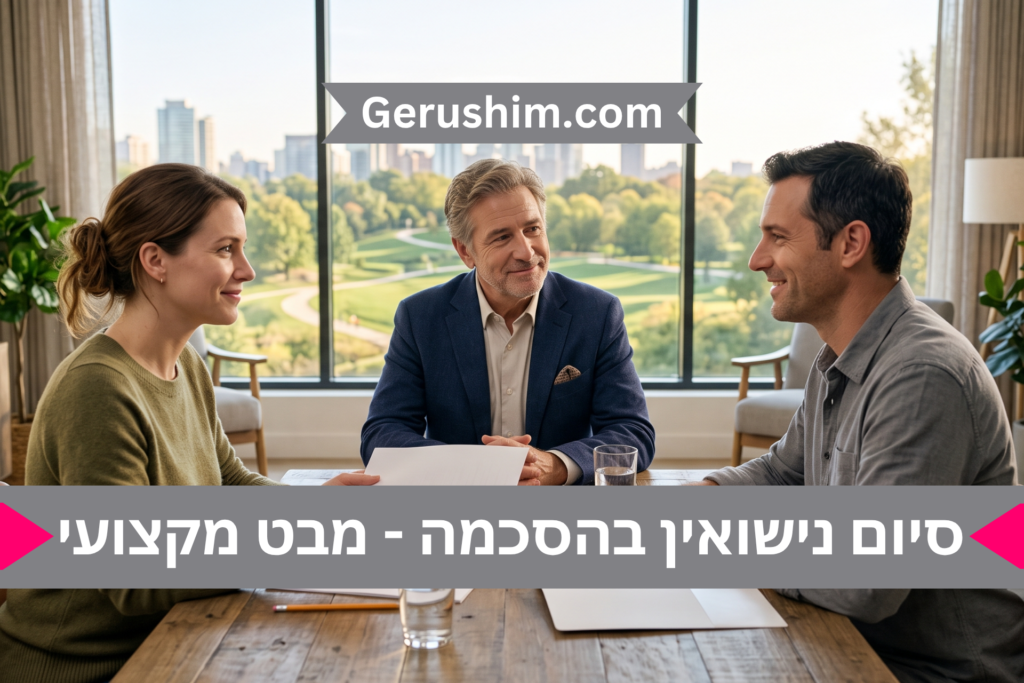 סיום נישואין בהסכמה - מבט מקצועי