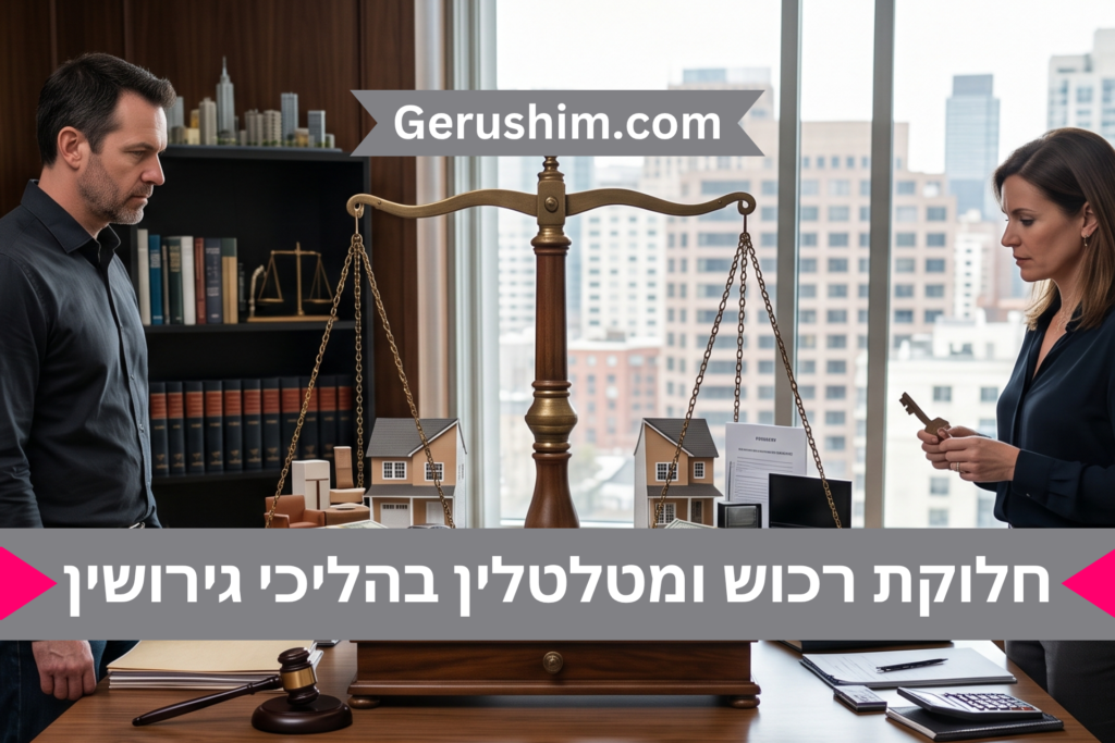 חלוקת רכוש ומטלטלין בהליכי גירושין