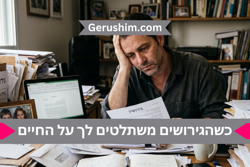 כשהגירושים משתלטים לך על החיים