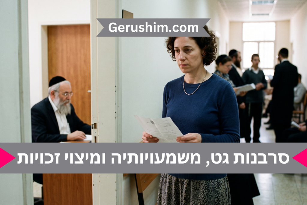 סרבנות גט, משמעויותיה ומיצוי זכויות