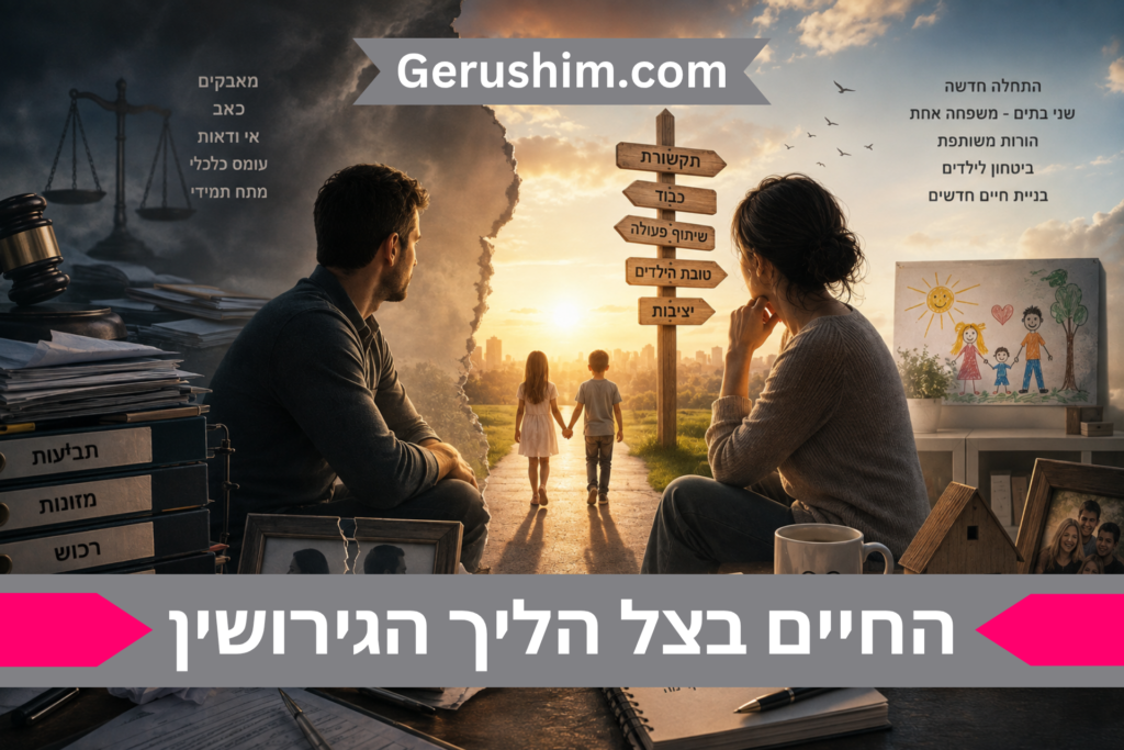 החיים בצל הליך הגירושין