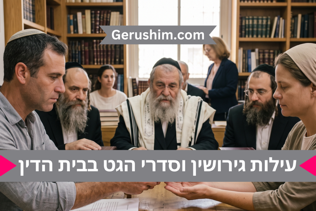 עילות גירושין וסדרי הגט בבית הדין