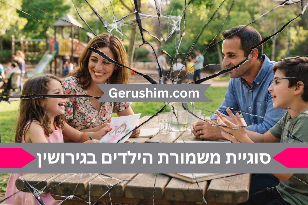סוגיית משמורת הילדים בגירושין