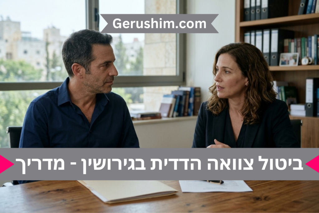 ביטול צוואה הדדית בגירושין - מדריך