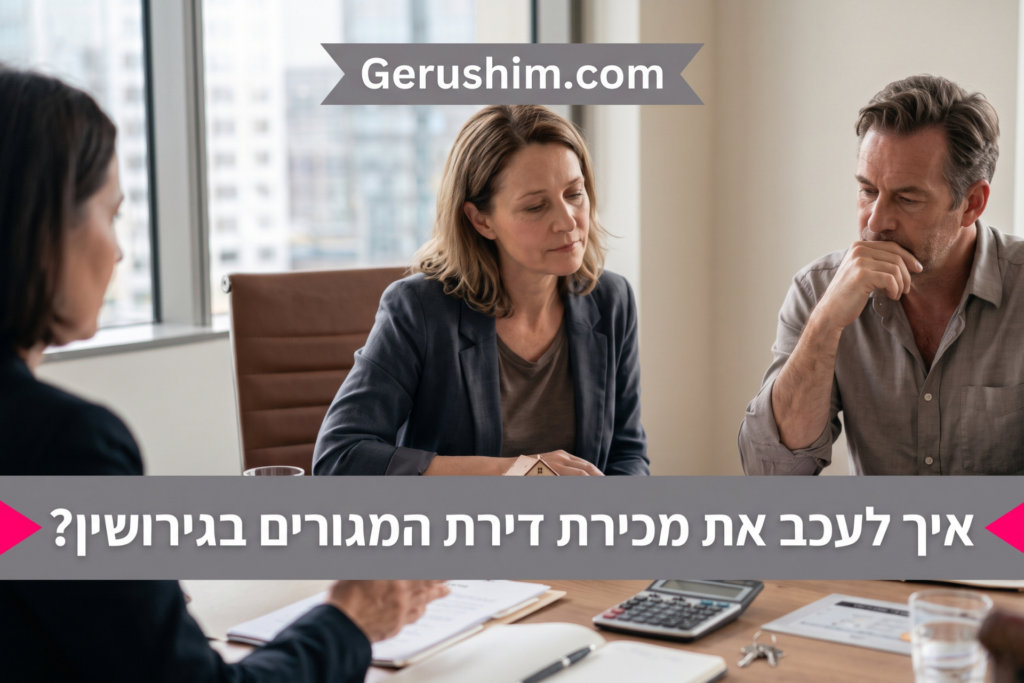 איך לעכב את מכירת דירת המגורים בגירושין?