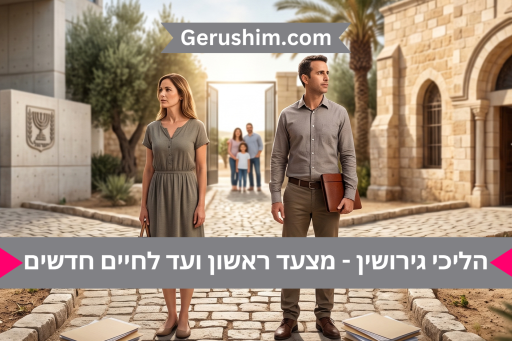 הליכי גירושין - מצעד ראשון ועד לחיים חדשים