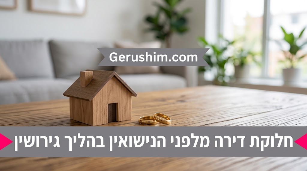 חלוקת דירה מלפני הנישואין בהליך גירושין